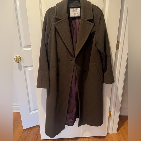 Aritzia Jackets & Coats Aritzia Wilfred The Slouch Coat Burnt Cedar